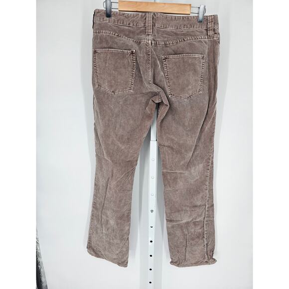 Y2K FCUK Jeans Women's Tan Taupe Low Rise Corduroy Jeans Size 10 - Picture 4 of 4